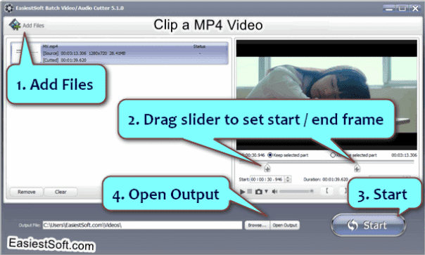 How to Clip a MP4 format video on Windows 10 PC