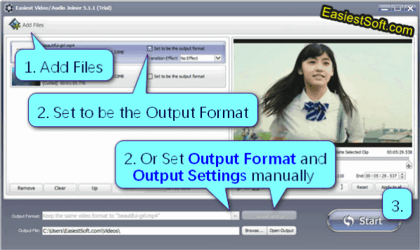 Easiest Video Audio Joiner: How to Merge videos into a specified format