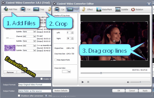 How to Crop Video on Windows 10 PC using Easiest Video Converter