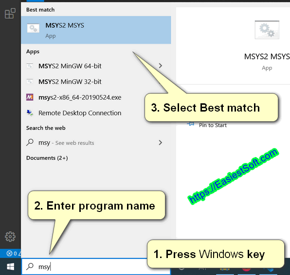 Windows 10 how to start a installed program